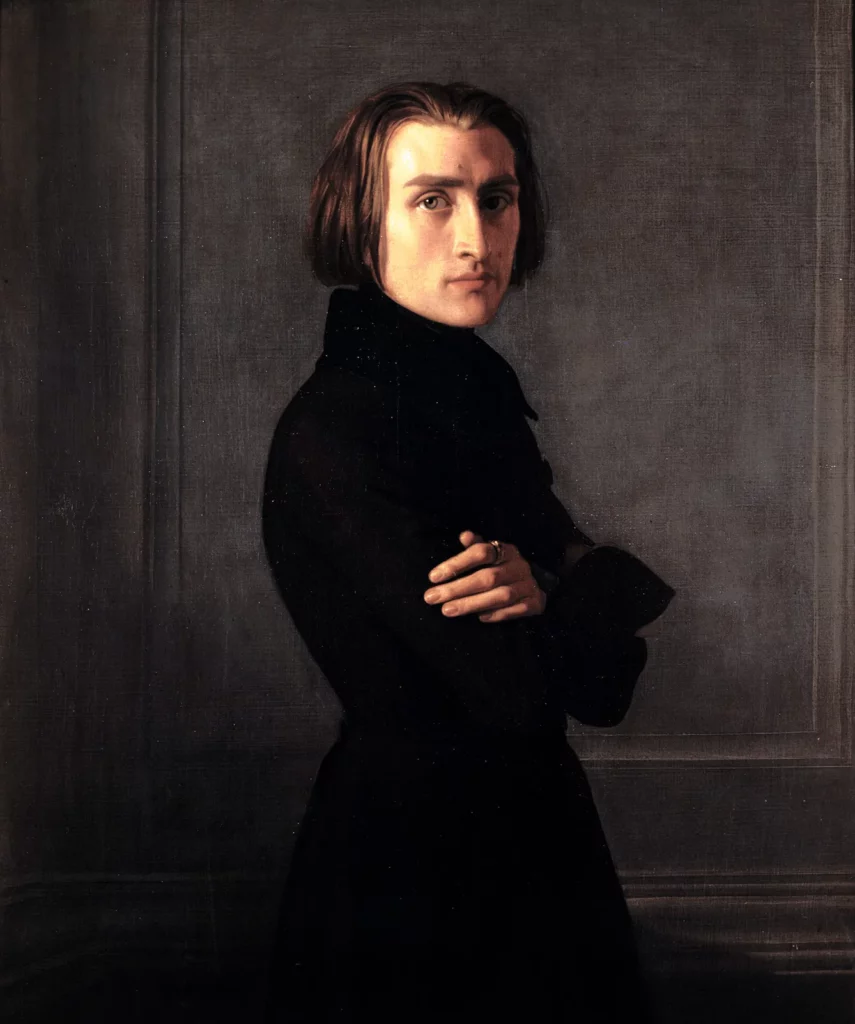 Portrait of Franz Liszt, 1839, oil on canvas.
