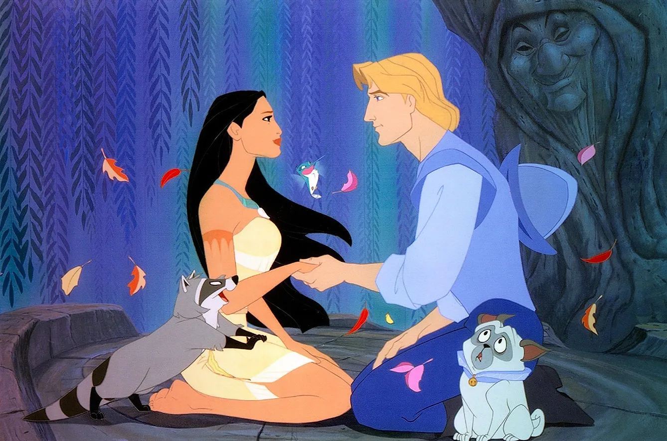 Still from Pocahontas, Disney movie from 1995