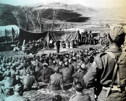 Red Poppies of Monte performed in Italy 1944