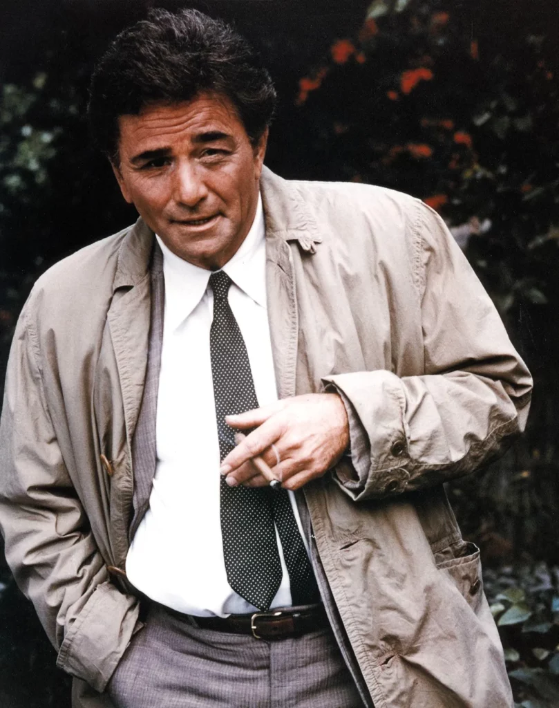 Peter Falk as Columbo, 1971.