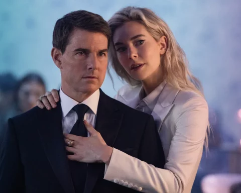 Tom Cruise and Vanessa Kirby in "Mission: Impossible Dead Reckoning Part One", 2023