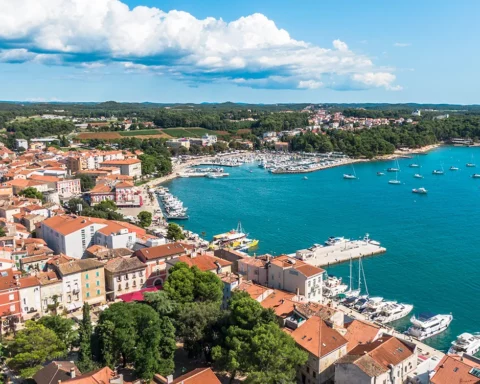 Parenzo is a city in Croatia on the north Adriatic Sea.