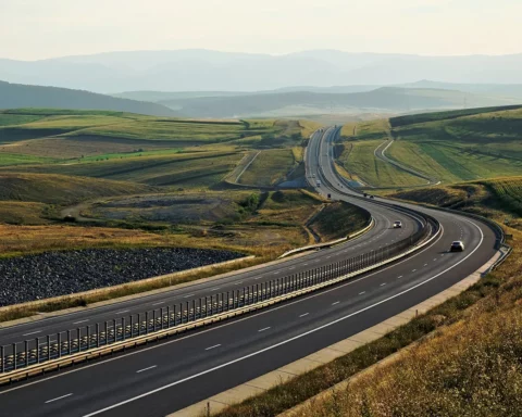 Transylvania highway A3, Romania