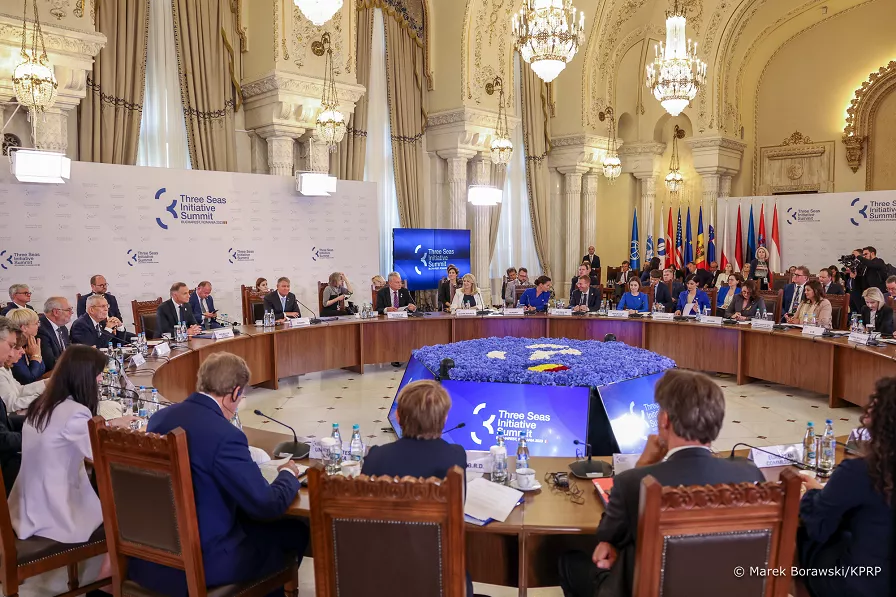 The 8th Summit and Business Forum of the Three Seas Initiative in Bucharest , 06.09.2023