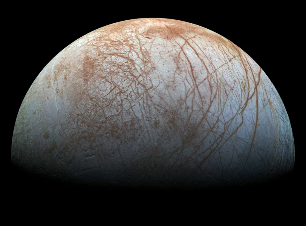 Jupiter’s moon Europa.