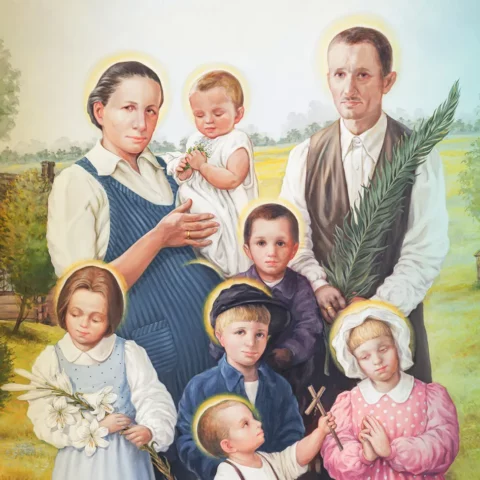 Painting of the Ulma Family