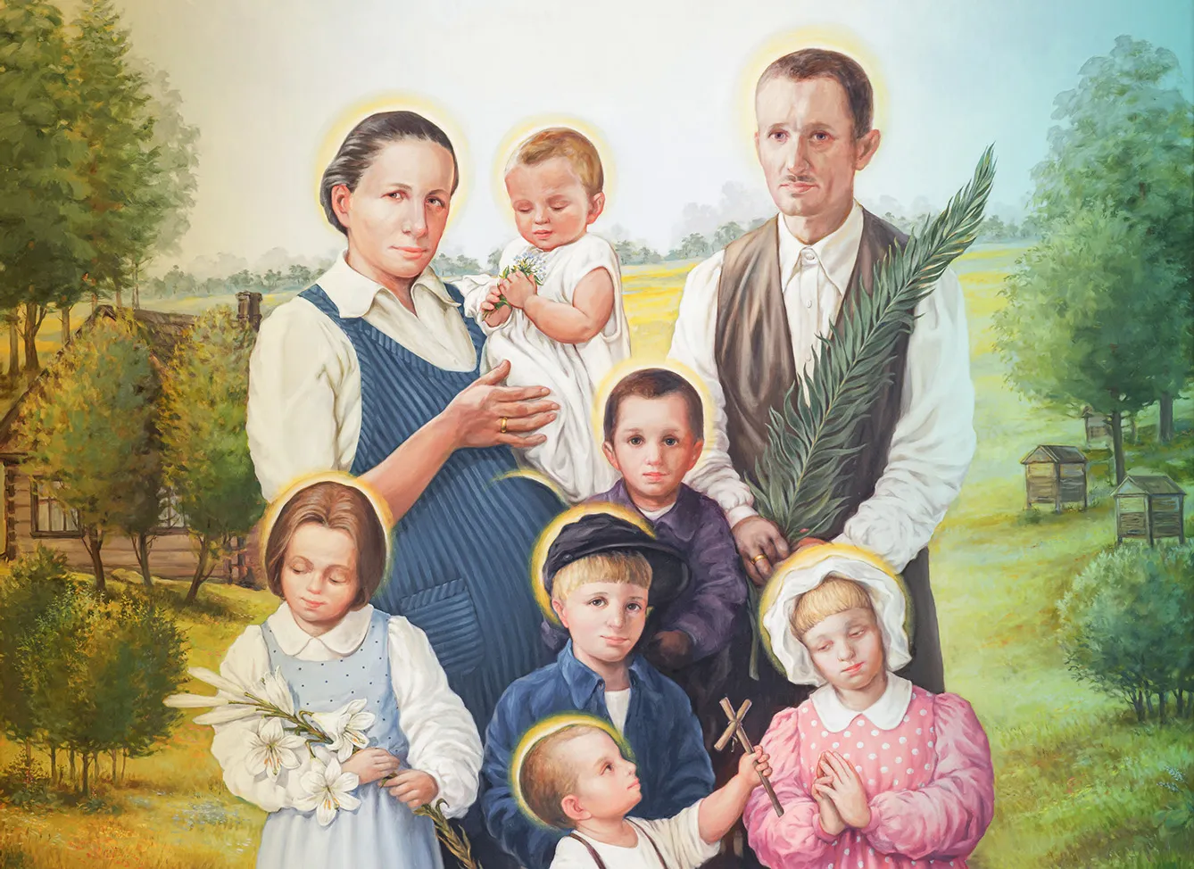 Painting of the Ulma Family