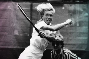 Czechoslovakian-born tennis player Martina Navratilova makes a shot during her straight-set victory match against Helena Sukova in the women's final of the U.S. Open at the National Tennis Center, New York City, September 7, 1986.